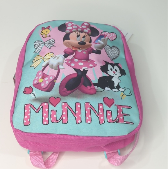 Disney Minnie Mouse Travel Blanket 40" x 50" With Mini Mouse Back Pack - Picture 2 of 11